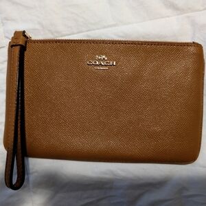 Coach Large Corner Zip Wristlet